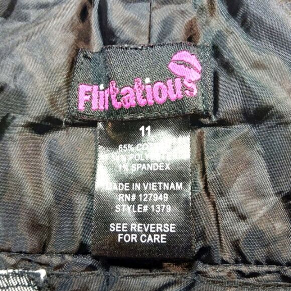 Flirtation Size 14 Stretchy Trouser Style Dark Grey Pants. Flair Style.......... - Picture 2 of 11